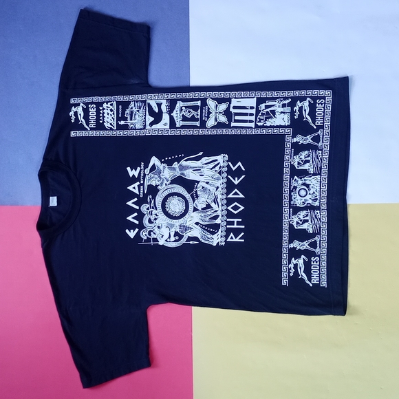 Vintage Other - Vintage Greek Mythology RHODES Big Print T-Shirt